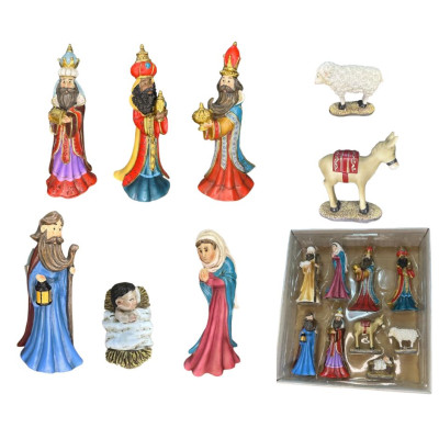 CJ.9 PCS.PRESEPIO RESINA...