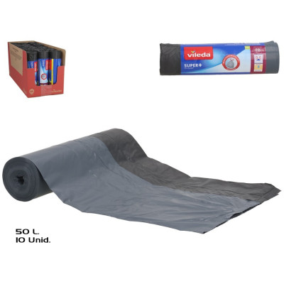 SACOS LIXO VILEDA 50L