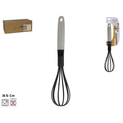 BATEDOR COZINHA PR/BEGE 32CM