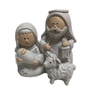 PRESEPIO BRANCO C/ OVELHA...