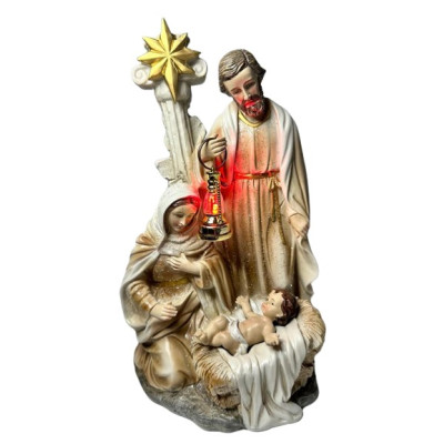 PRESEPIO C/LANTERNA BEJE...