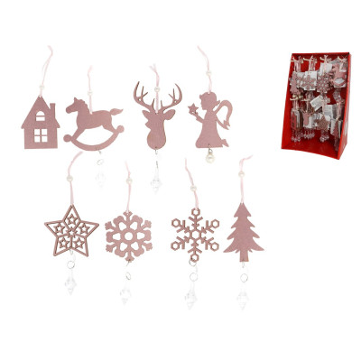 PINGENTE NATAL ROSA 8MOD....