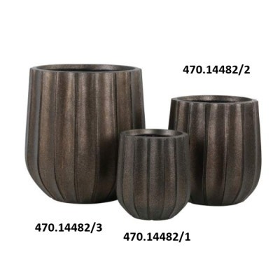 VASO RESINA REDONDO /2...