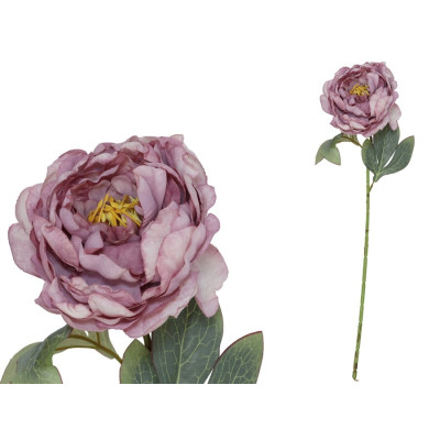 FLOR ART. PEONIA 50CM VIOLETA