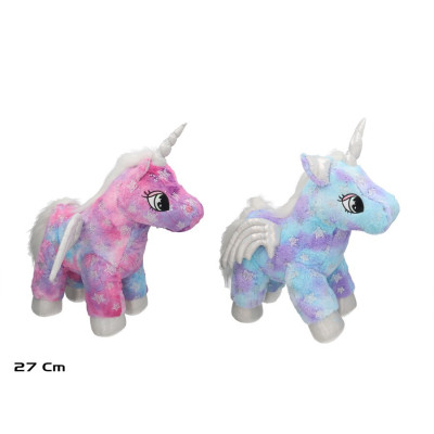 PELUCHE UNICORNIO C/ASAS SORT.