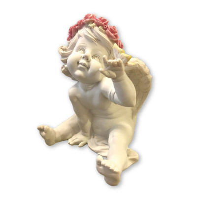 6/ANJO SENTADO C/BORBOLETA...