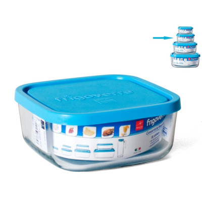 TAÇA VIDRO C/TAMPA 90CL 15CM