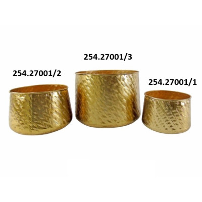 VASO C/SUPORTE METAL