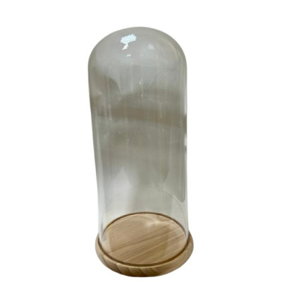 REDOMA VIDRO C/BASE...