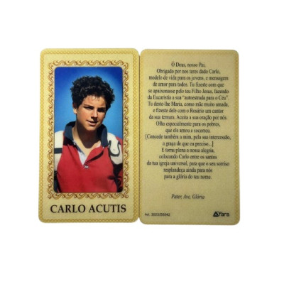 PAGELA CARLO ACUTIS 6x10cm