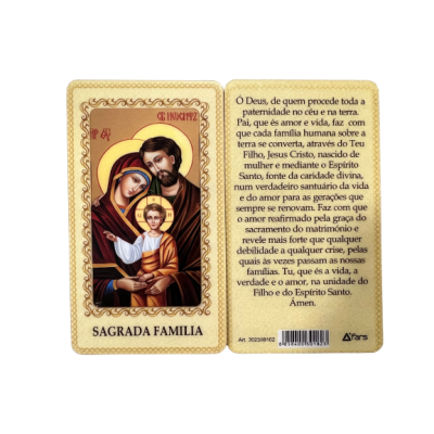 PAGELA SAGRADA FAMILIA  6x10cm
