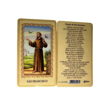PAGELA SAO FRANCISCO 6x10cm