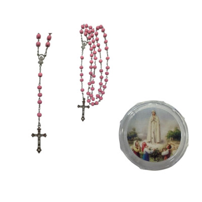 TERÇO METAL/MAD.ROSAS -12/624