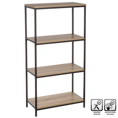 ESTANTE MDF/METAL 60X30X116CM