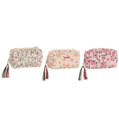 BOLSA TECDO FLORES 17X8X9CM
