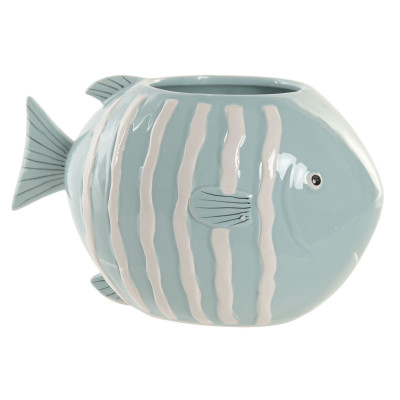 JARRO CERAMICA PEIXE 24X14X14