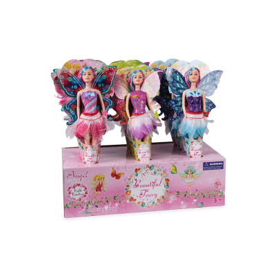 BONECA ARTICULADA C/ASAS 33cm