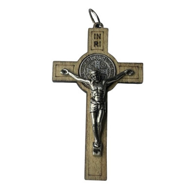 CRUCIFIXO MADEIRA 8x4.5x2.5cm