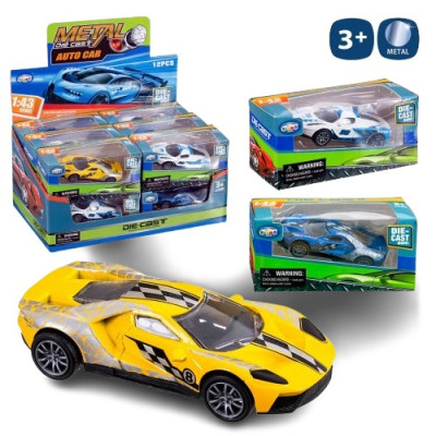 BRINQ. CARRO METAL SORT. 9CM