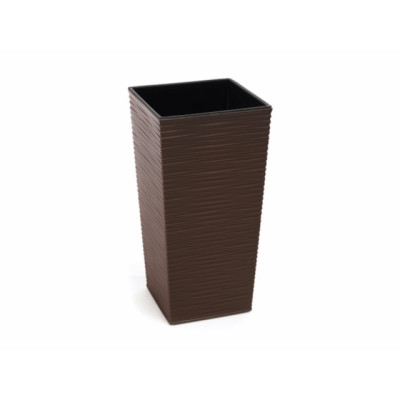 VASO PLASTICO DLUTO COR CAFE
