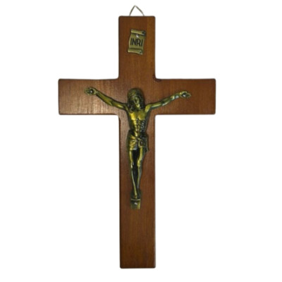CRUCIFIXO MADEIRA 25.5cm