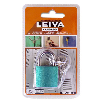CADEADO COLORIDO SORT.25CMM 