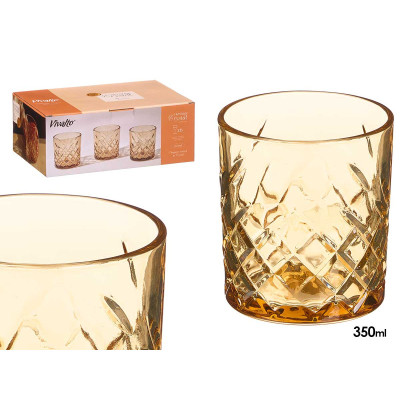 CONJ 6 COPOS COR 350ML