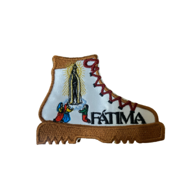 EMBLEMA BORDADO BOTA FATIMA