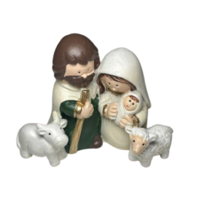 PRESEPIO MINI BEJE/VERDE...