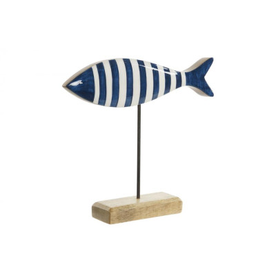 DECORAÇÃO PEIXE AZUL RISCAS...