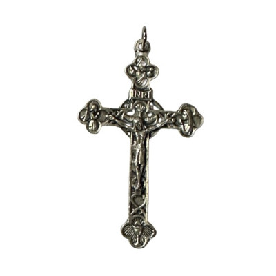 CRUCIFIXO METAL PR.57mm