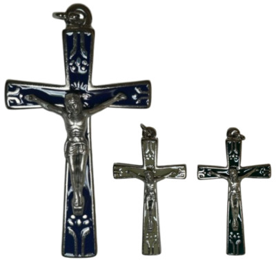 CRUCIFIXO C/ESMALTE COR...
