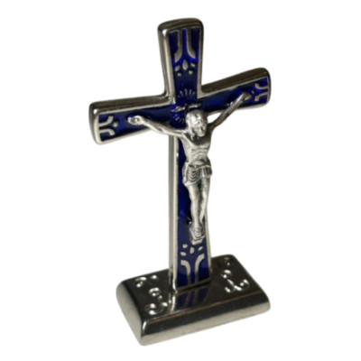 CRUCIFIXO C/BASE ESMALTE...