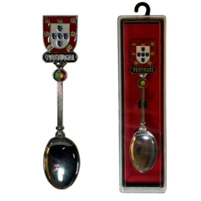 COLHER METAL ESCUDO PORTUGAL