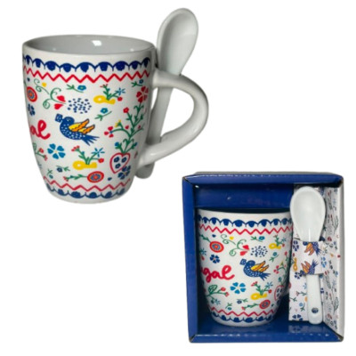 CANECA GRAD.C/COLHER 13cm