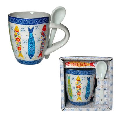CANECA PEQ. C/SARDINHAS...