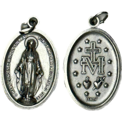 MEDALHA MILAGROSA OVAL...