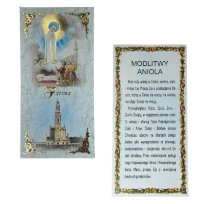 ESTAMPA FATIMA POLACO 11x5,5