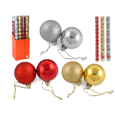 TUBO C/12 BOLAS NATAL 6CM