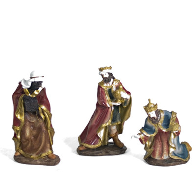 CONJ 3 REIS MAGOS 23CM