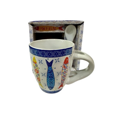 CANECA PEQ. C/SARDINHAS...