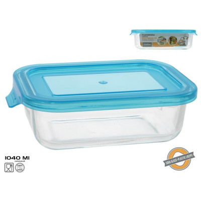 TACA  VIDRO C/TAMPA 1040ML