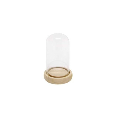 REDOMA C/BASE MADEIRA 15cm