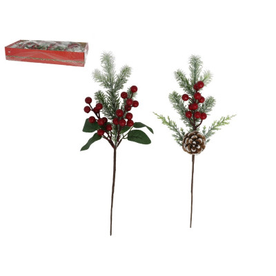 VERDURA DEC. NATAL 33CM