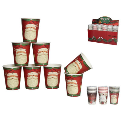 COPO PAPEL DECORADO 8PÇS 250ML