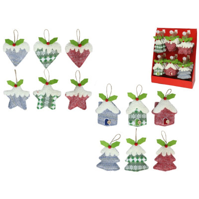 DEC.NATAL TECIDO SORT.10CM