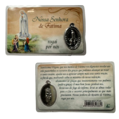 PAGELA FATIMA C/MEDALHA 5x8.5