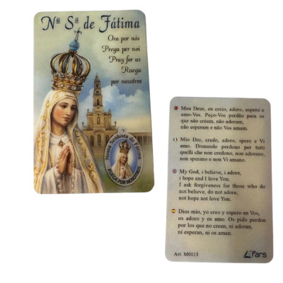 PAGELA N.SRA.FATIMA/SANTUARIO