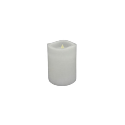 VELA LED CERA NATURAL 10cm
