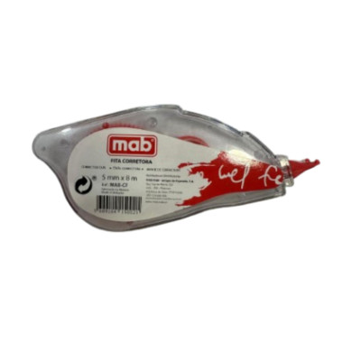 CORRETOR FITA BRANCA 5MMx8Mt